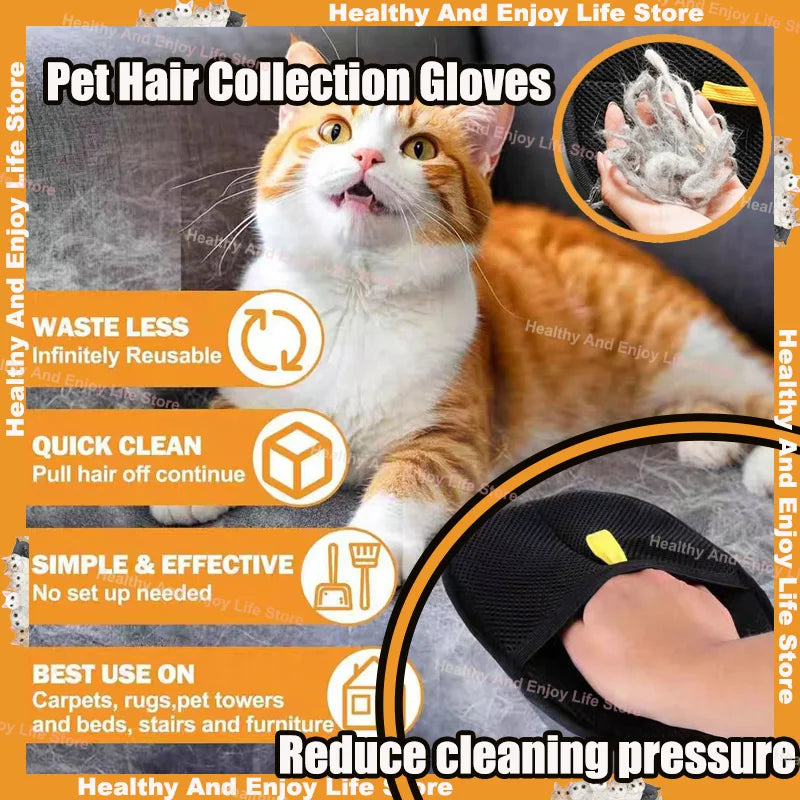 Pet Hair Magic Gloves